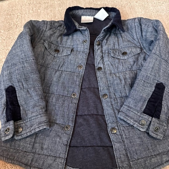 Koala Kids Blue Jean Jacket with Black Accents - Picture 3 of 4